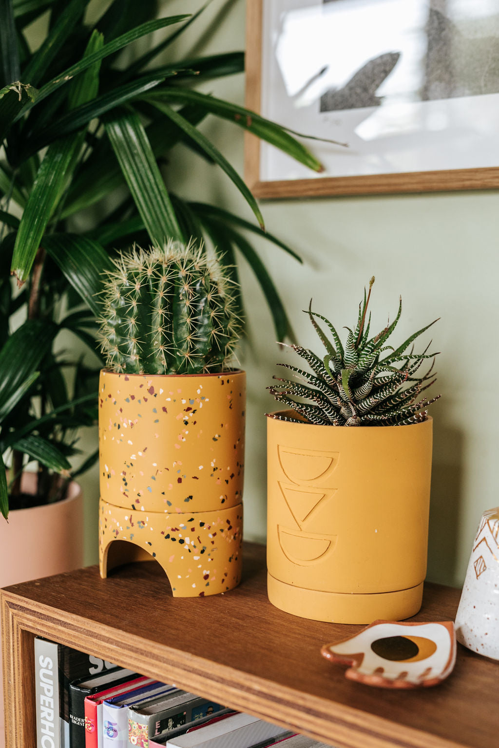 terrazzo plant pots