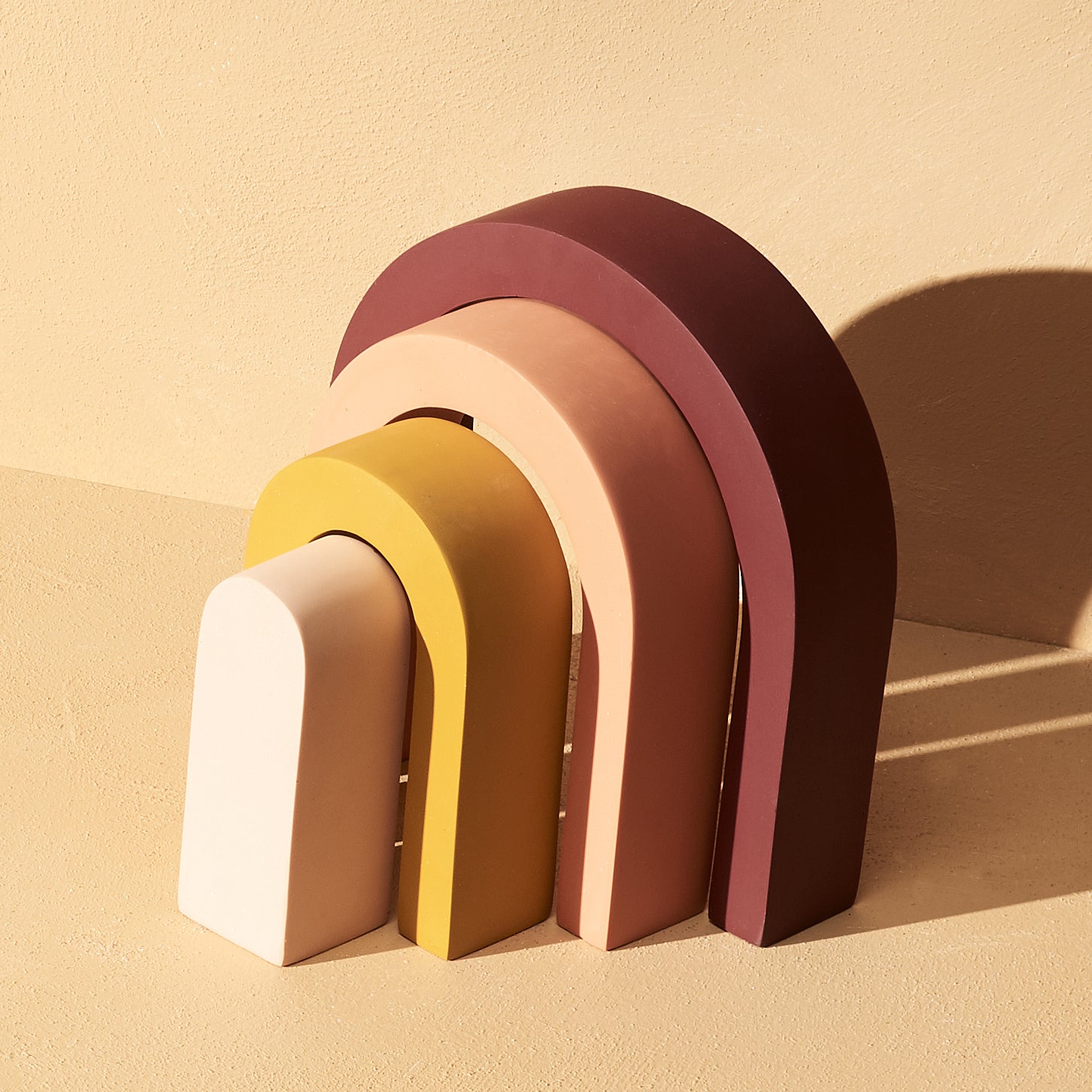 interior decor rainbow objects