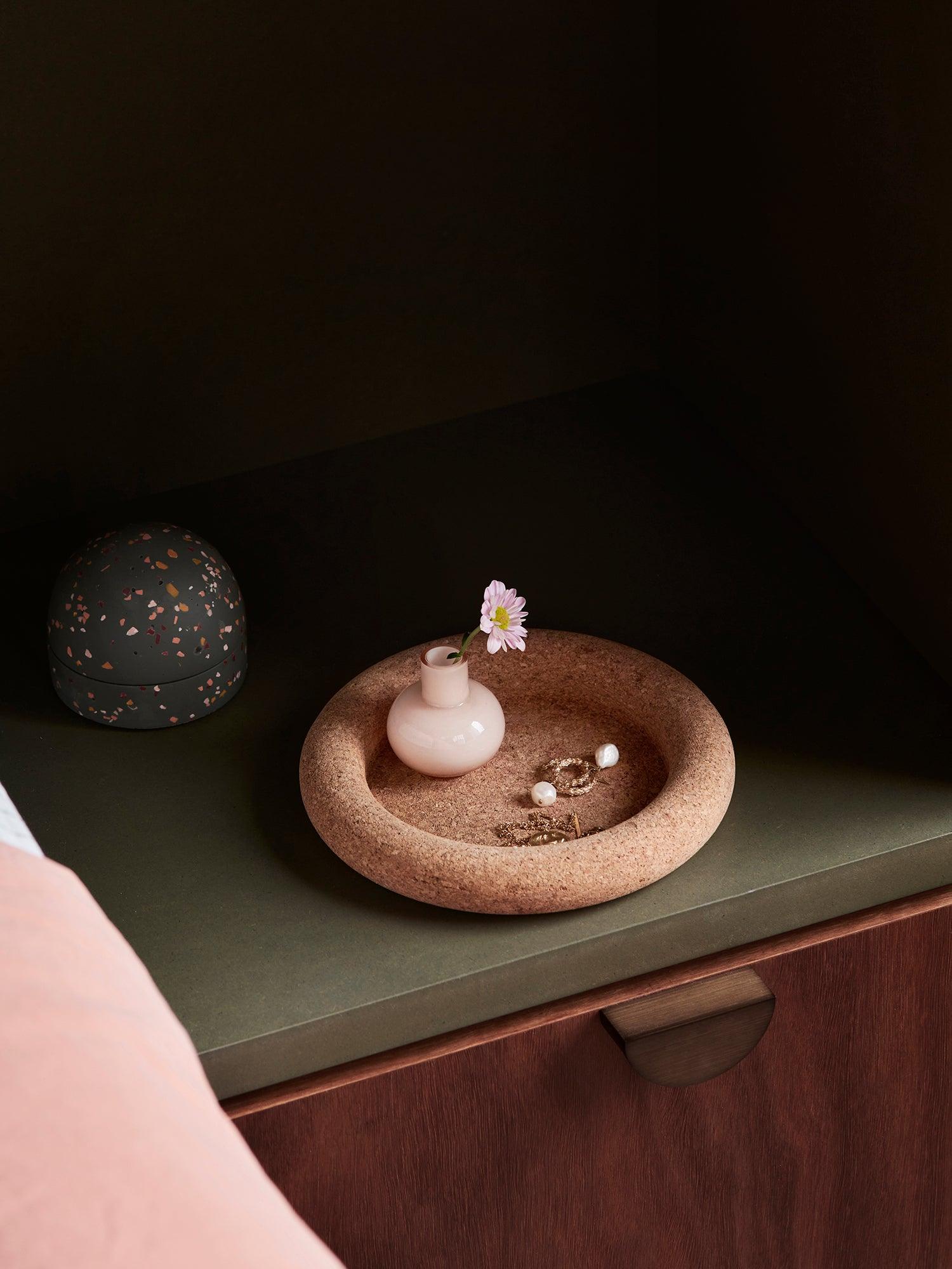 Bedside table tray_Cork_Capra Designs