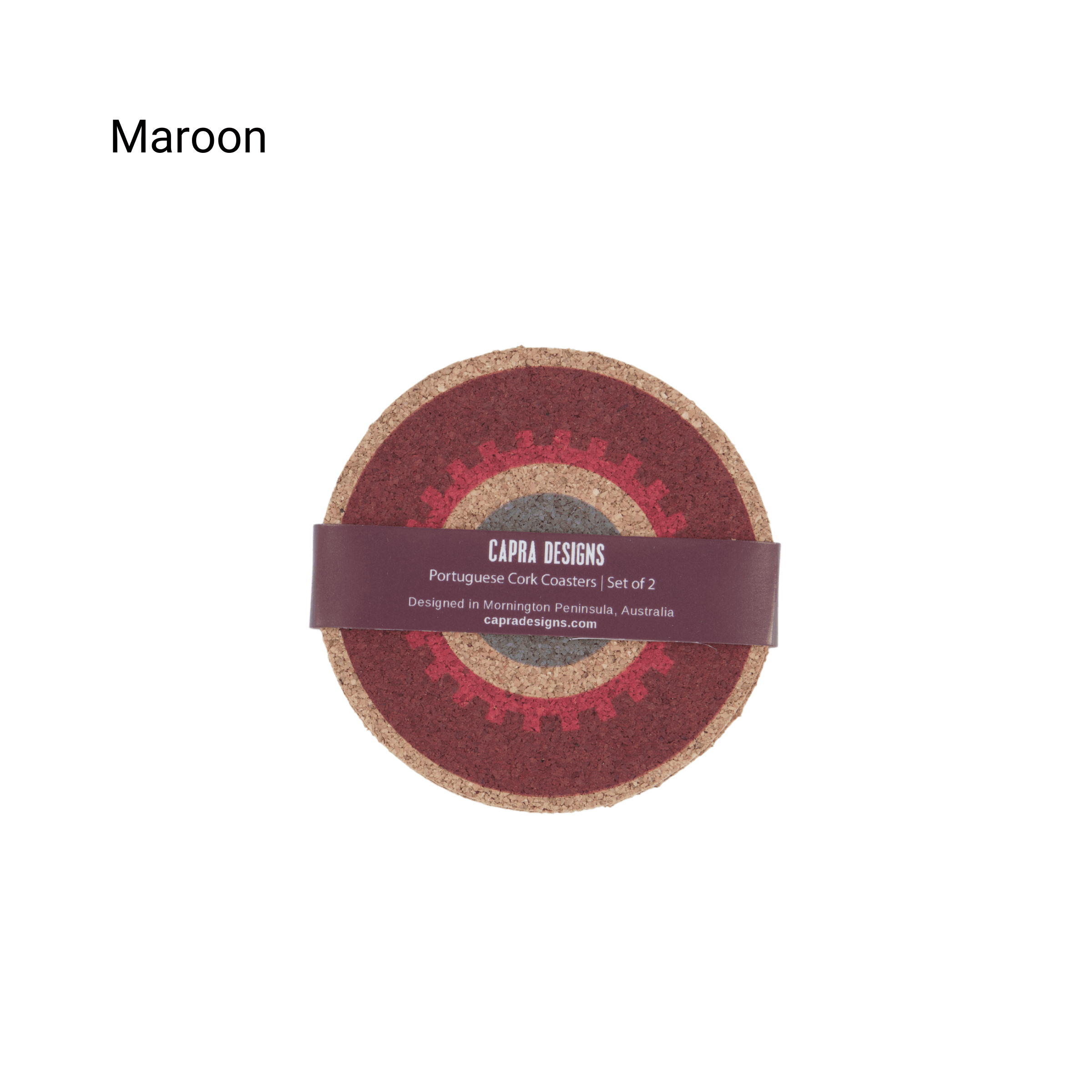 Round Cork Coasters_Capra Designs