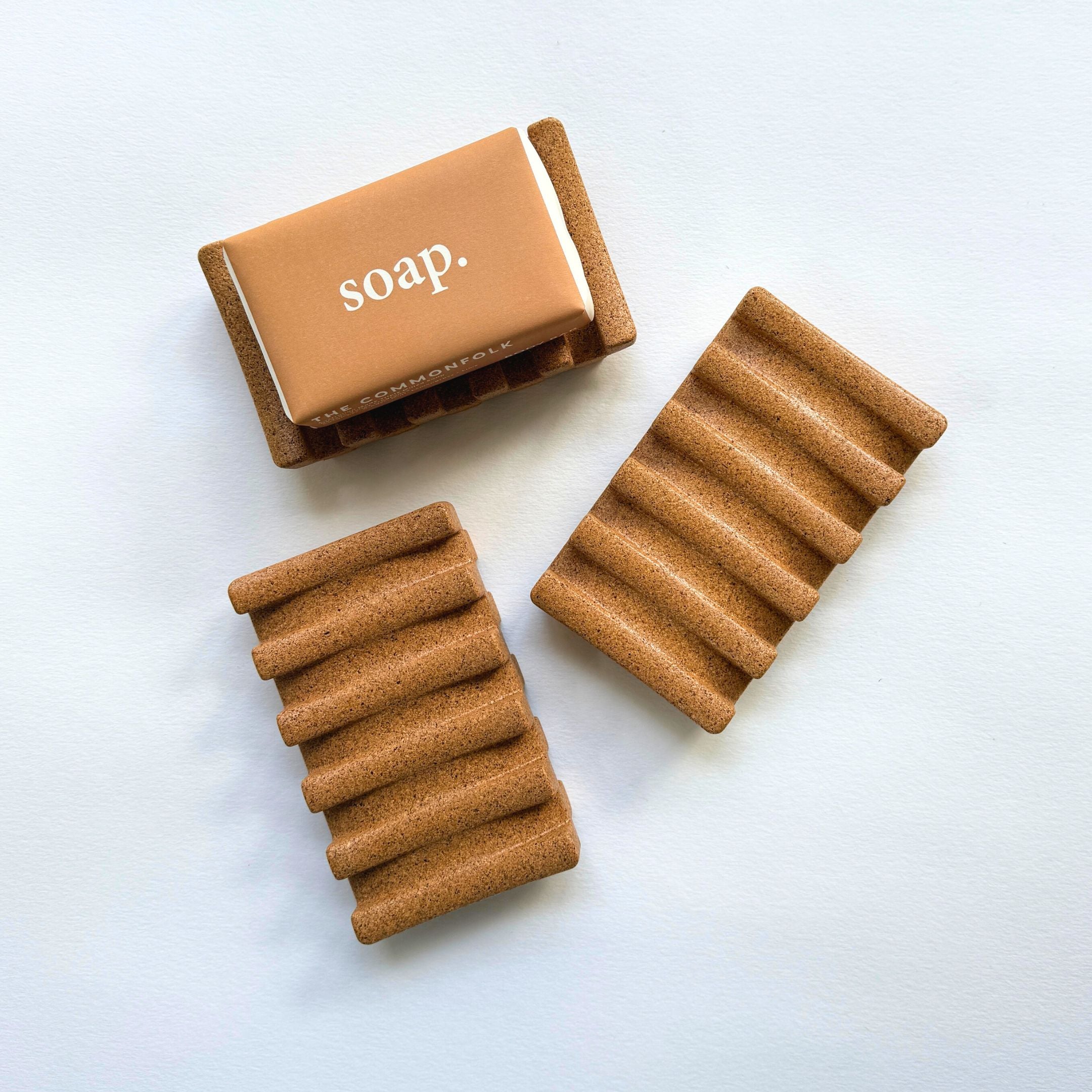 Cork Soap Tray Gift Set