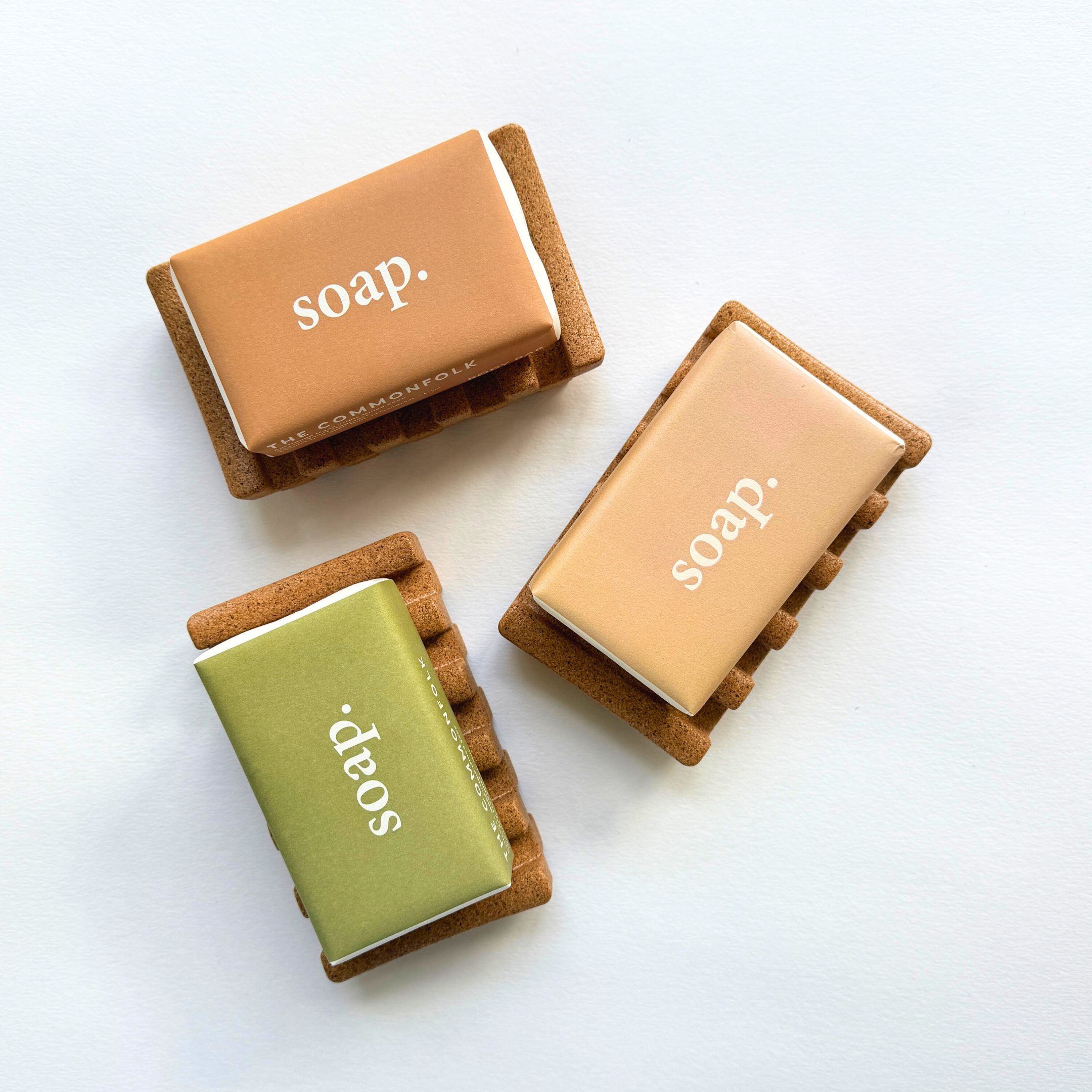 Cork Soap Tray Gift Set