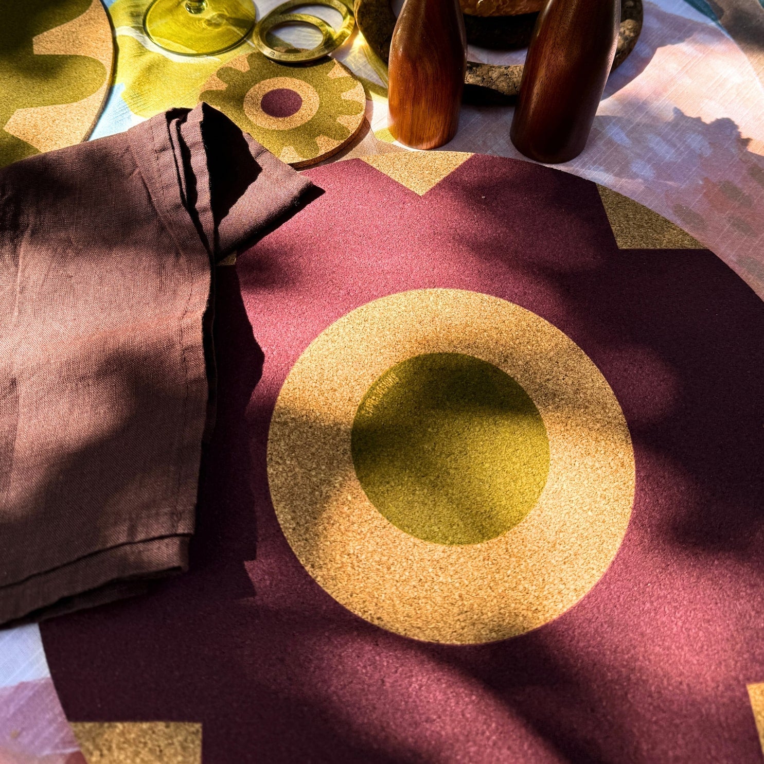 Sol Large Cork Placemats