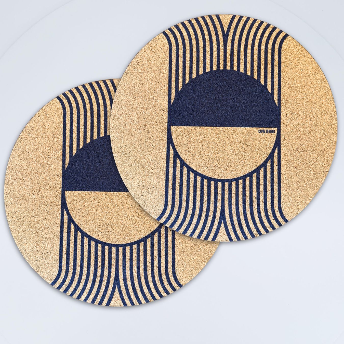 Luna Large Cork Placemats (Set of 2)