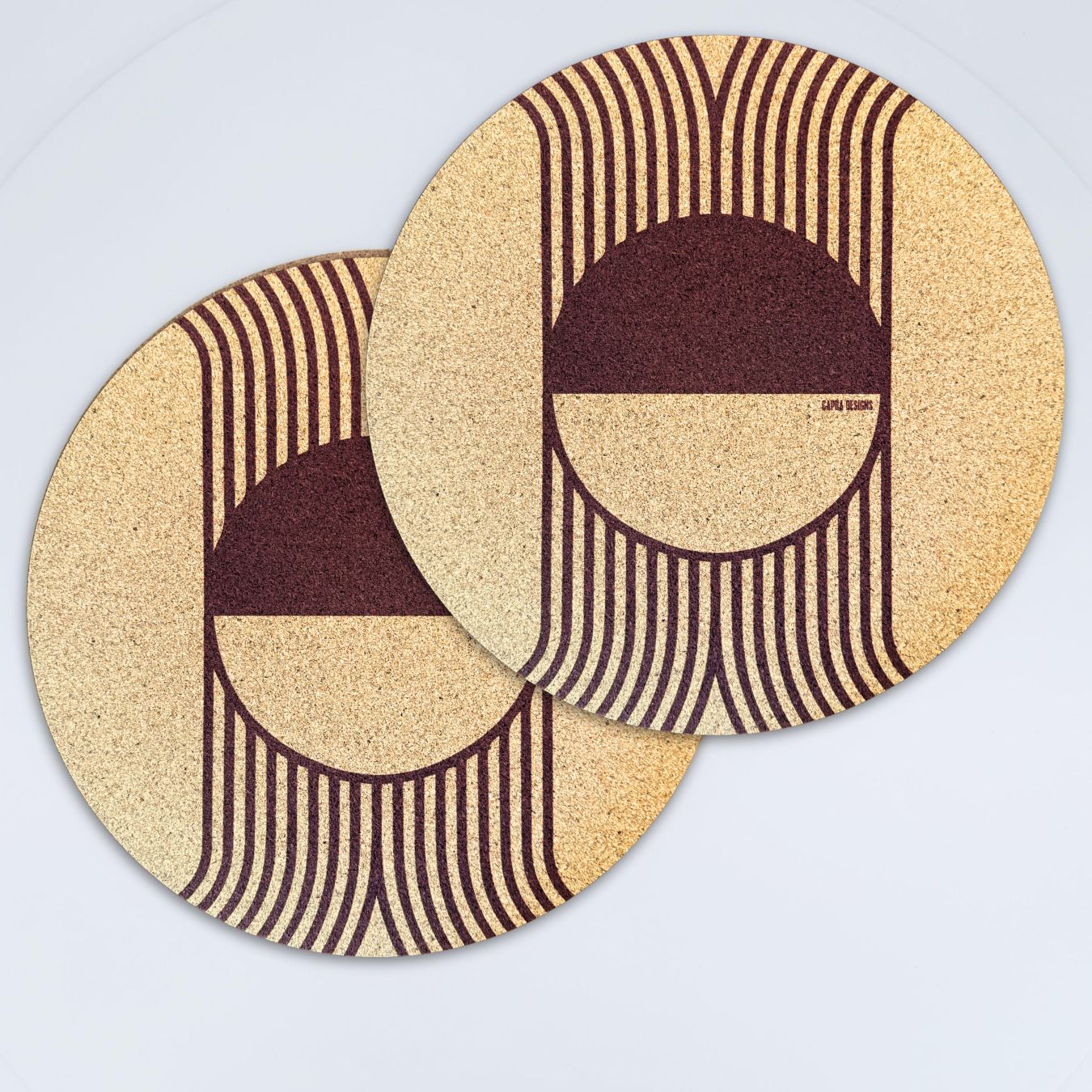 Luna Large Cork Placemats (Set of 2)