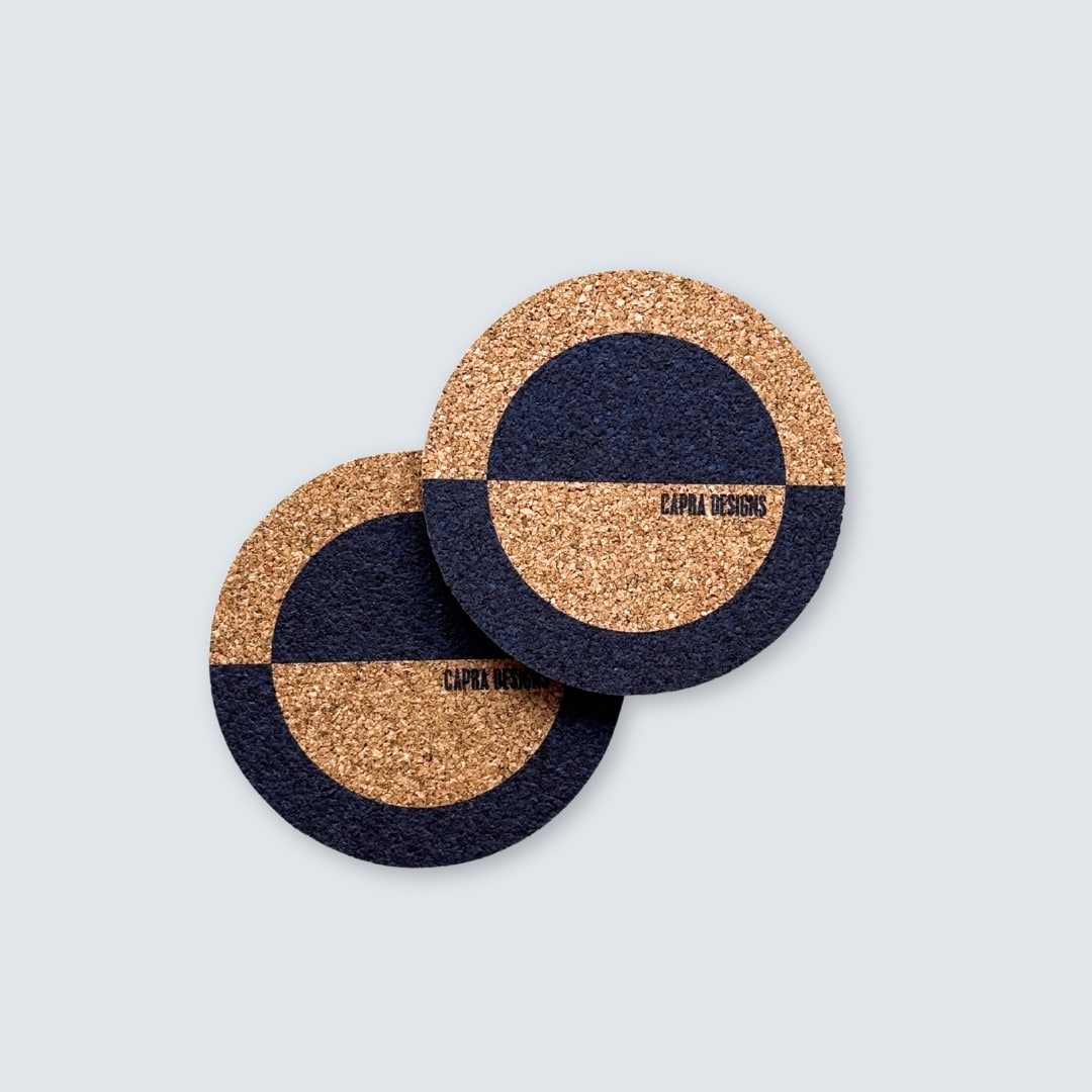 Luna Cork Coasters (Set of 2)
