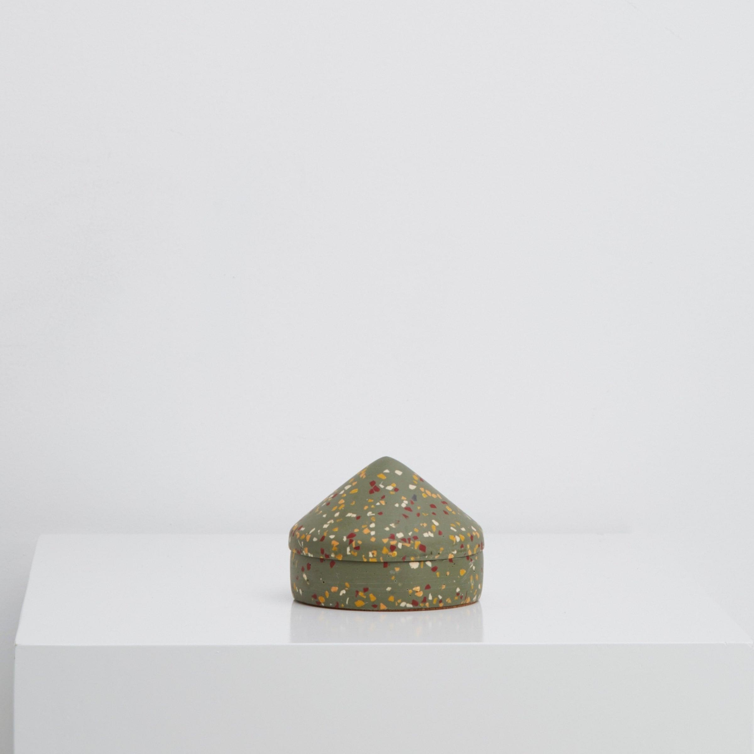 musk Terrazzo Cone Shapes Box