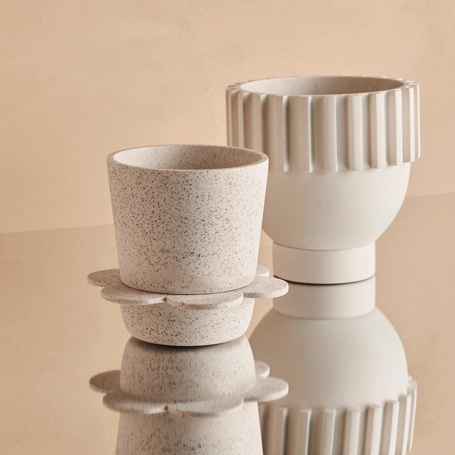 beautiful white pots for indoor use