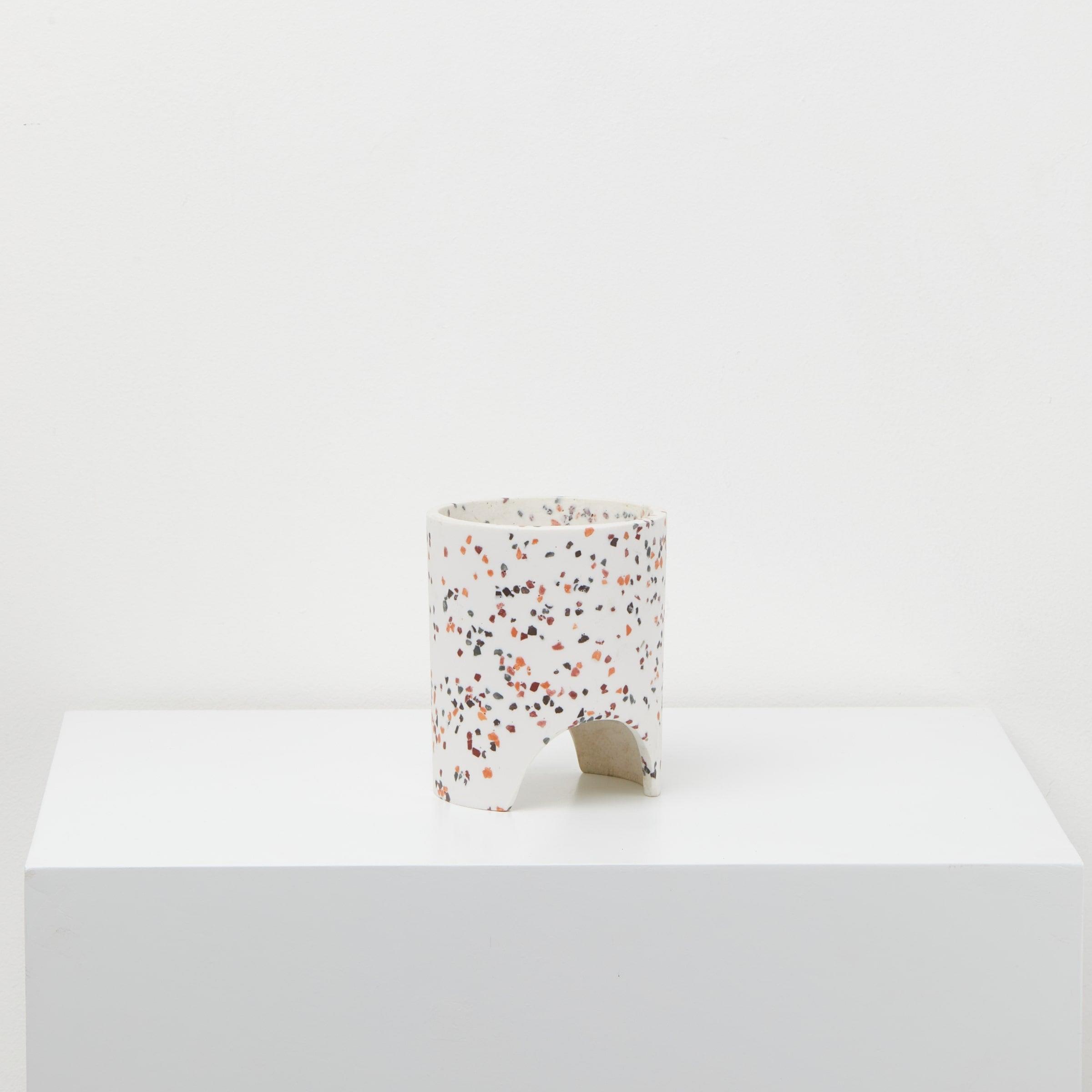 Archie Pot Salt Terrazzo pot