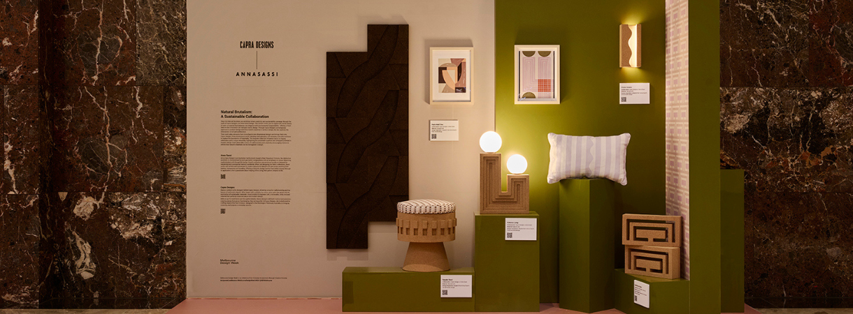 An Exhibition Exploring the Future of Cork in Interior Design