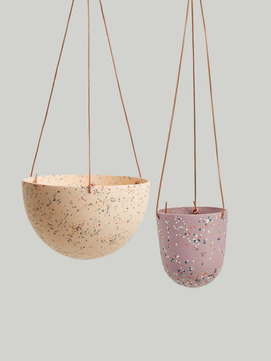 Capra Designs_Terrazzo Hanging Pots