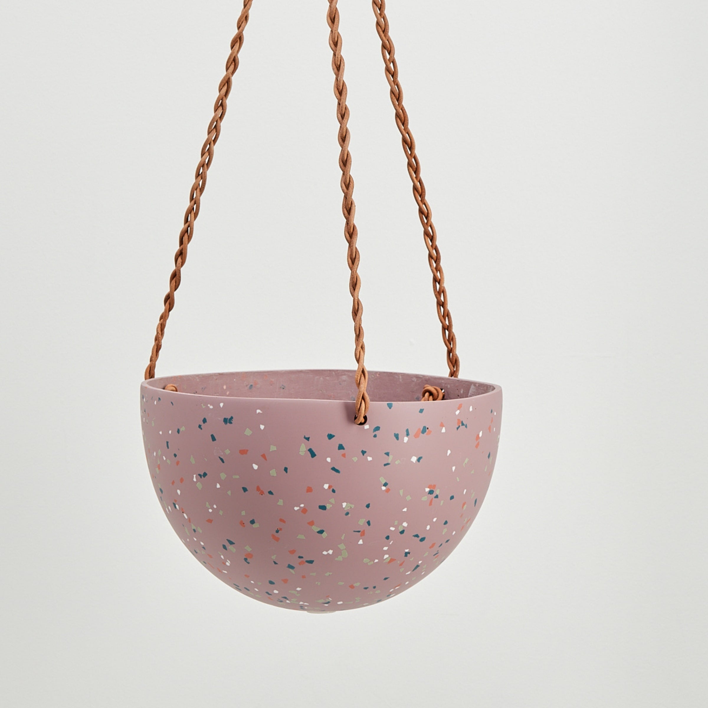 Terrazzo Dome Hanging Pot