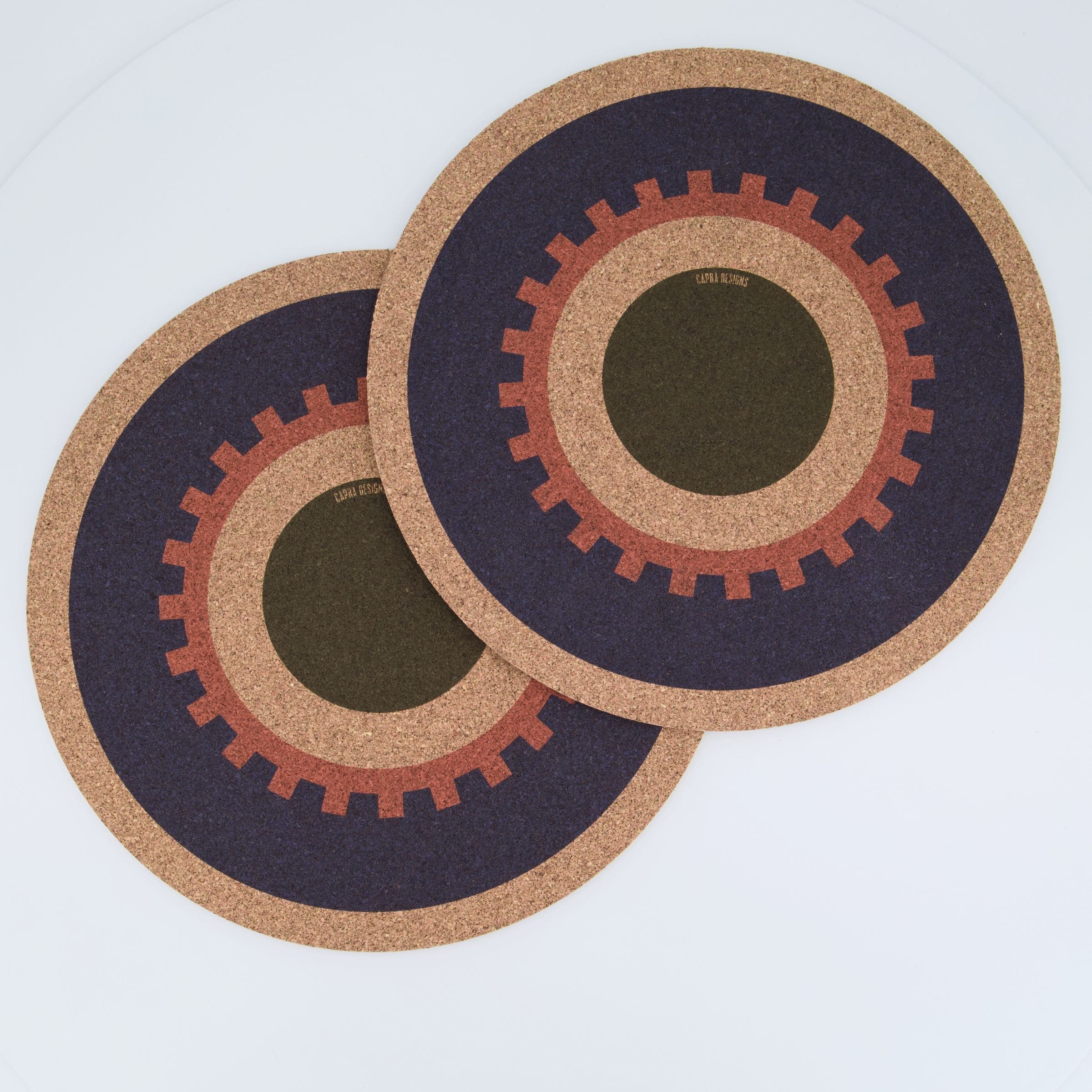 Vita Large Cork Placemats (Set of 2) - Capra Designs