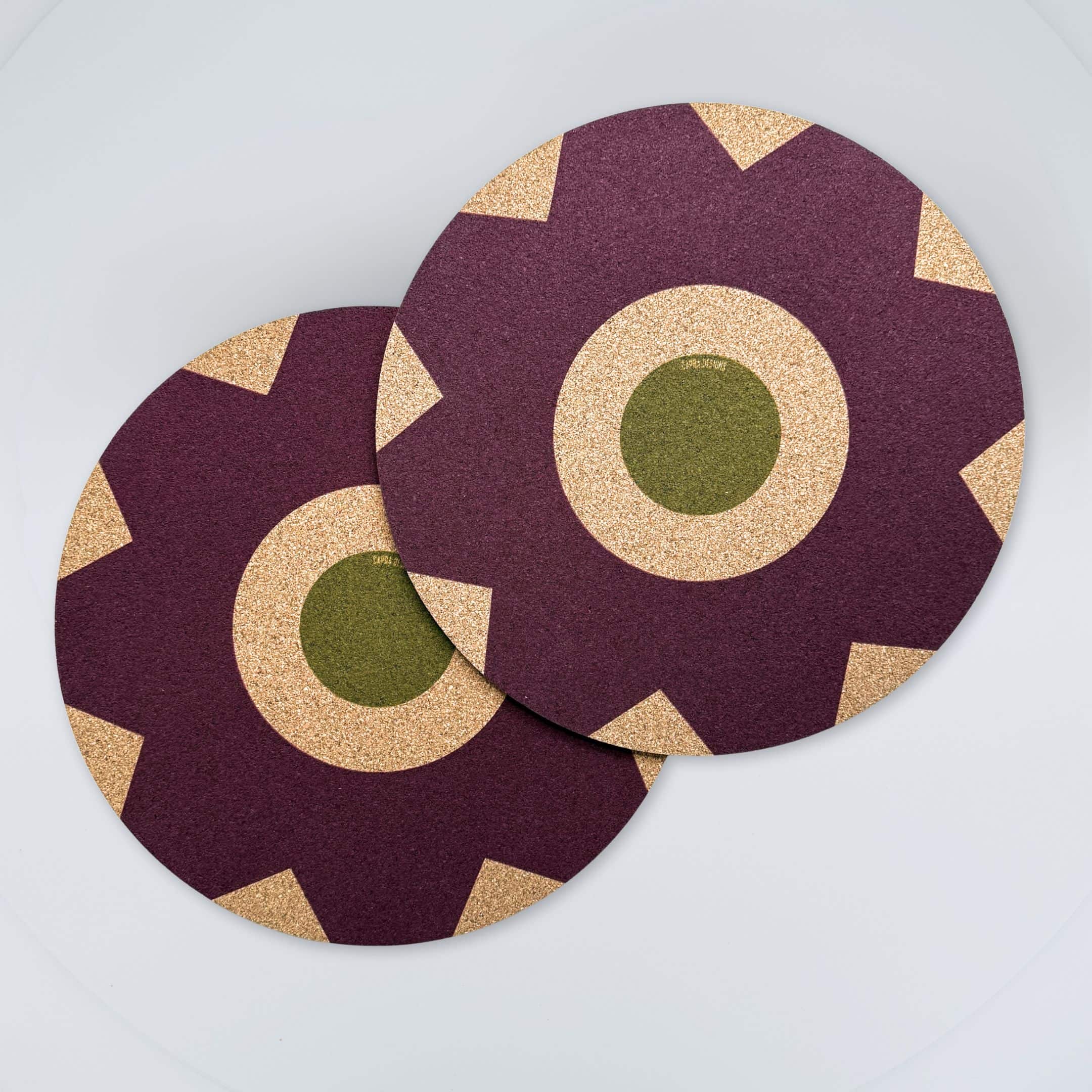 Sol Large Cork Placemats