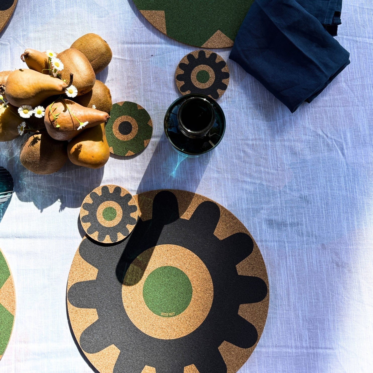 Sol Large Cork Placemats