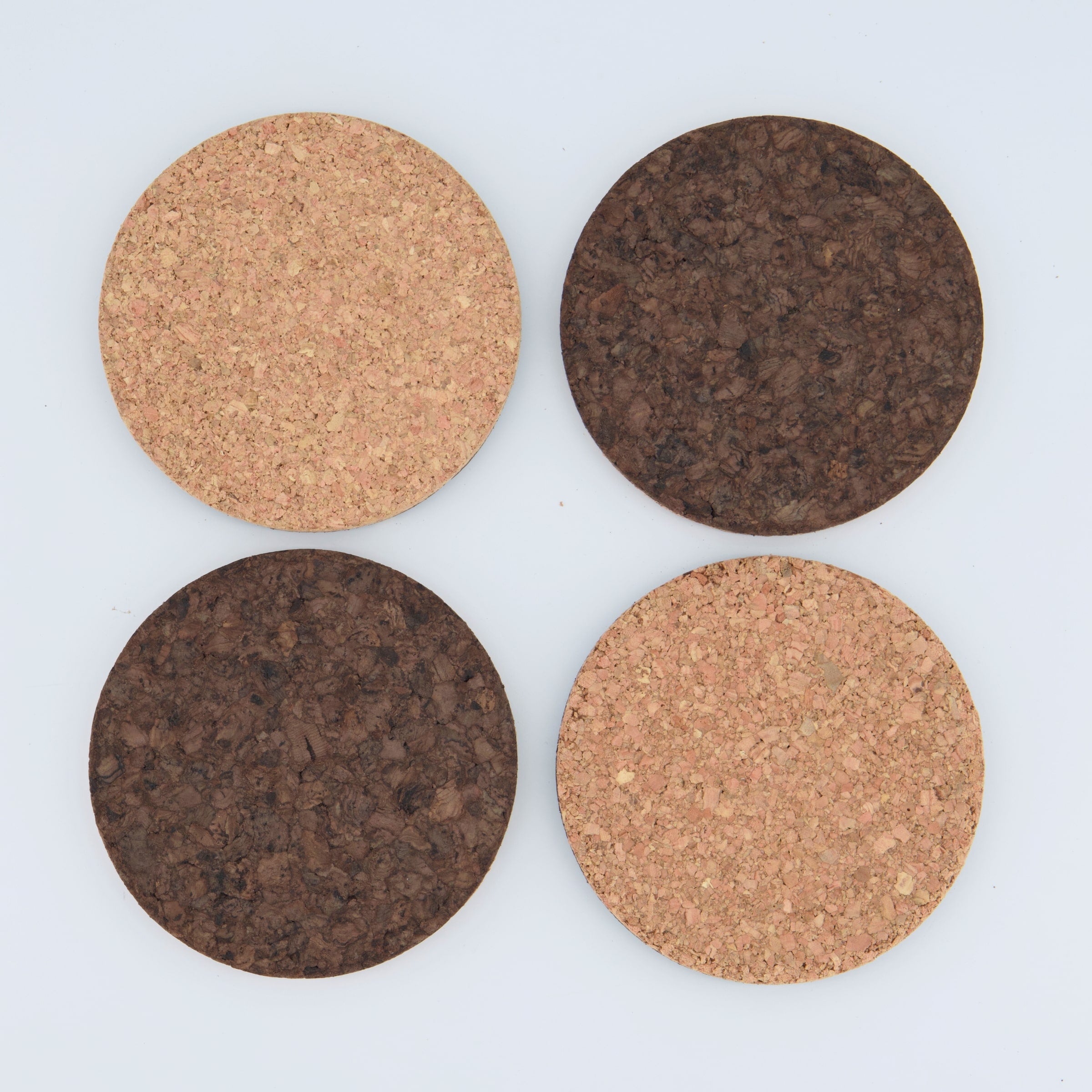 Duo Tone Cork Coasters - Capra Designs