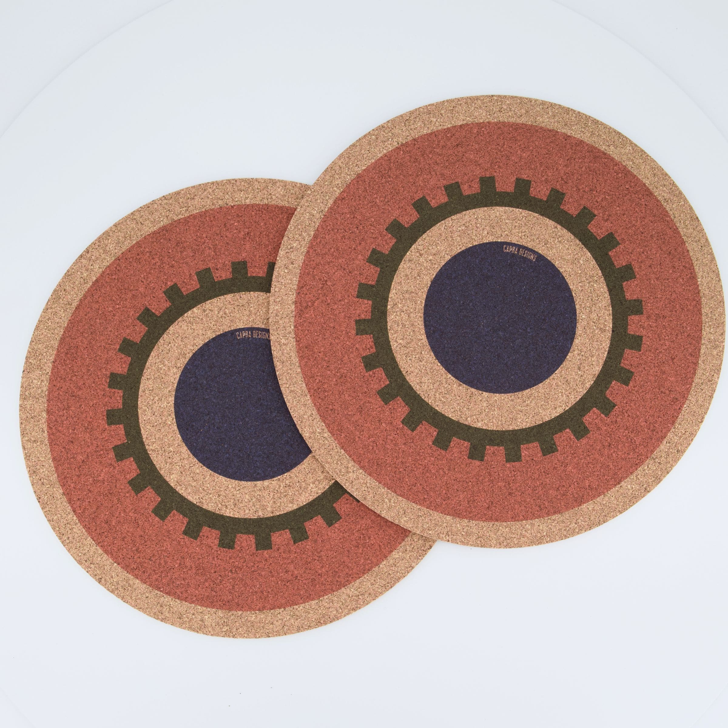 Vita Large Cork Placemats (Set of 2) - Capra Designs