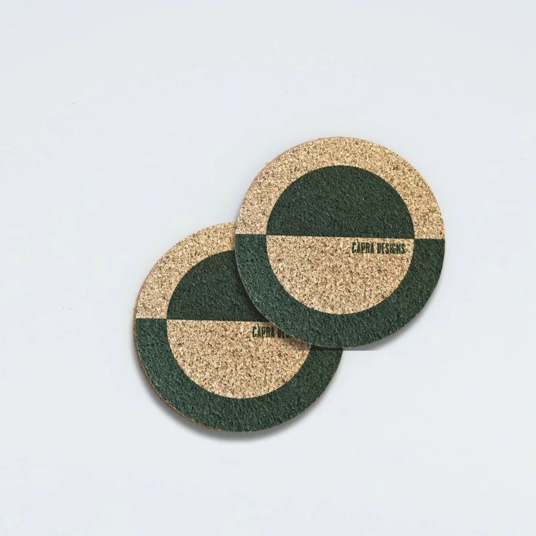 Luna Cork Coasters (Set of 2)