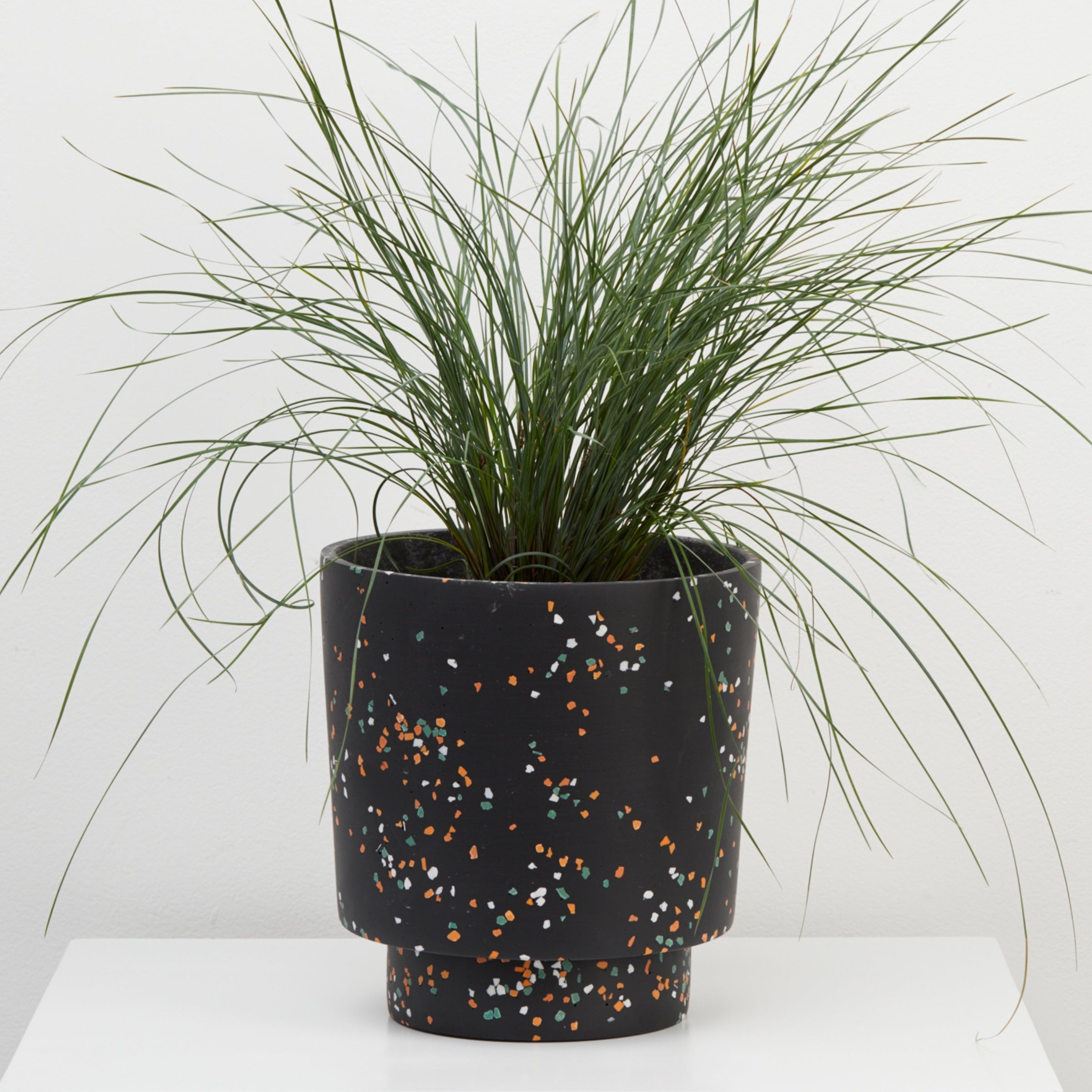 Black Terrazzo plant pots