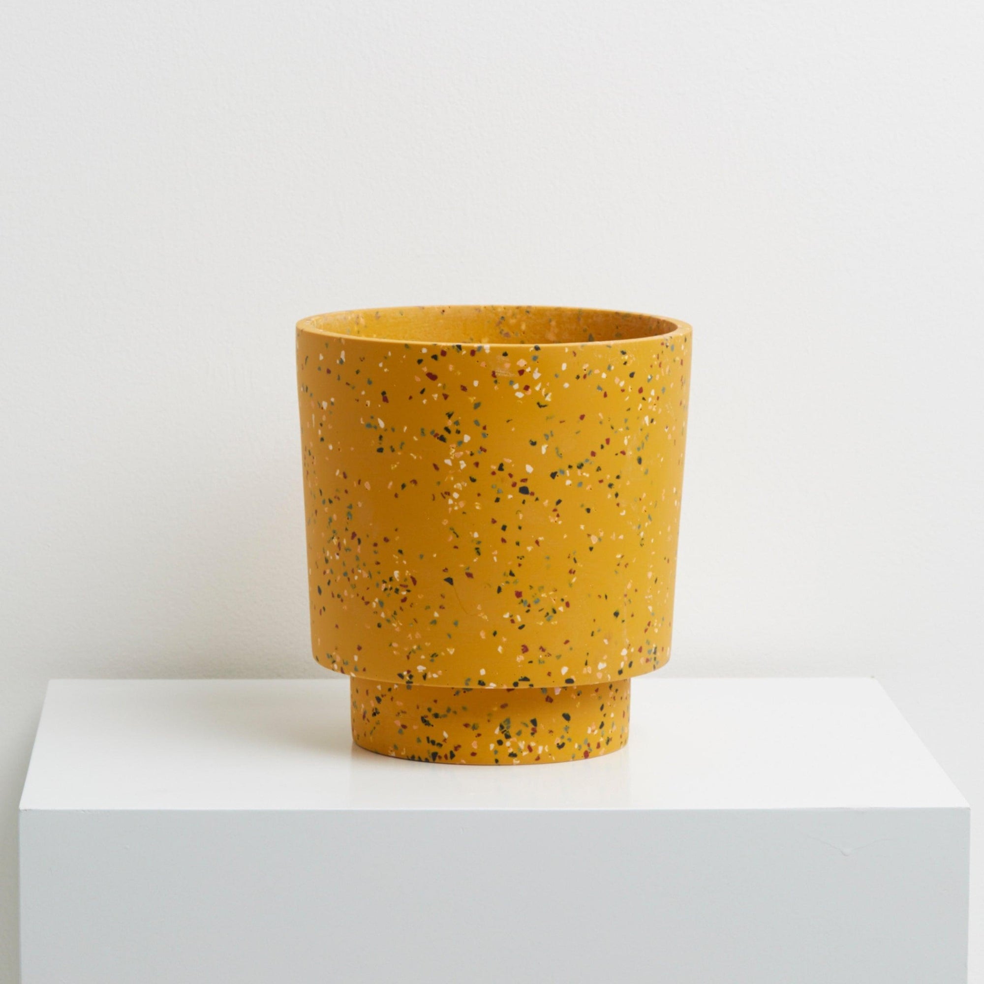 Musk Terrazzo Banjo Planter