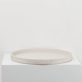 Specked Tray Large White Clay Speckle