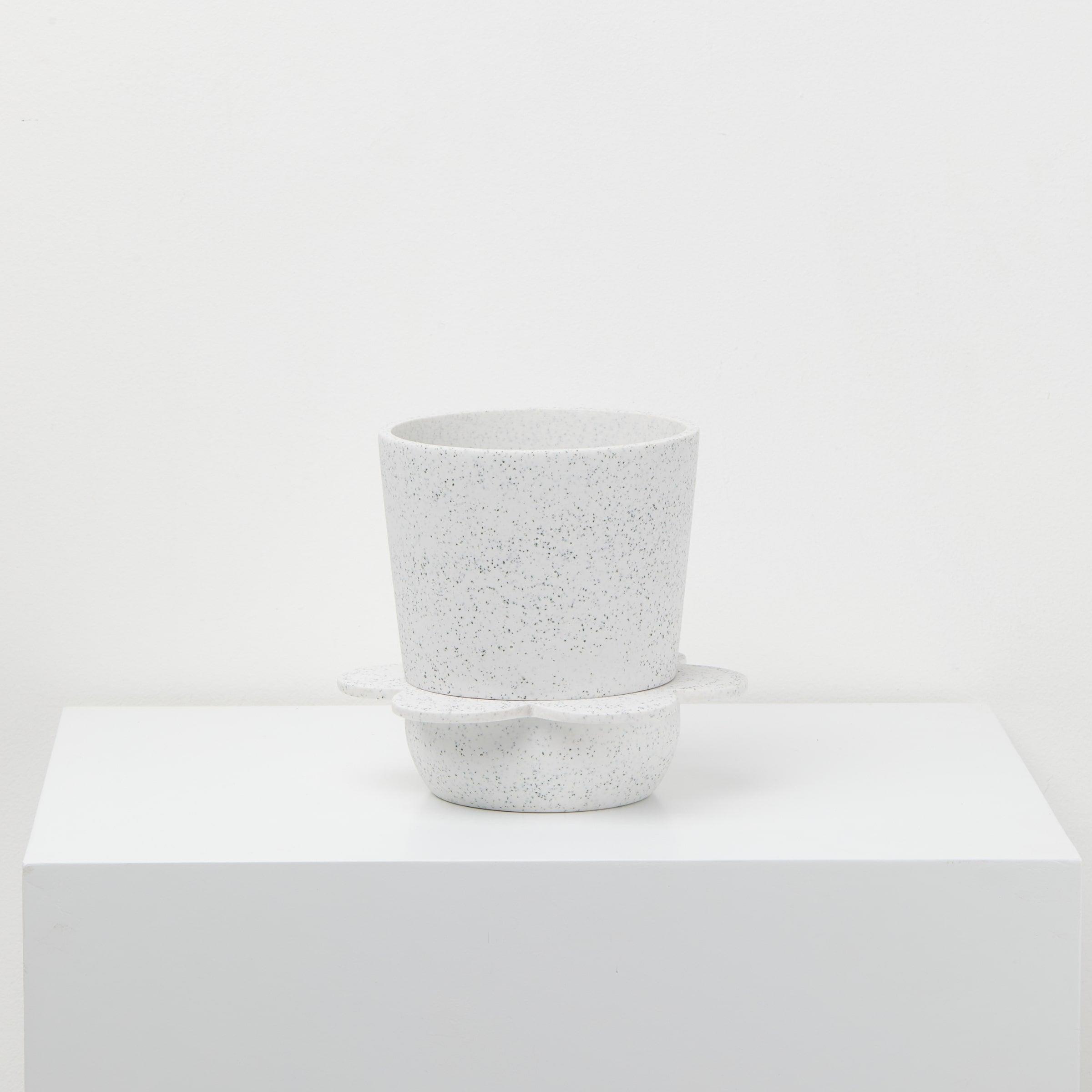 white indoor pots
